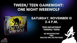 Saturday Game Night: